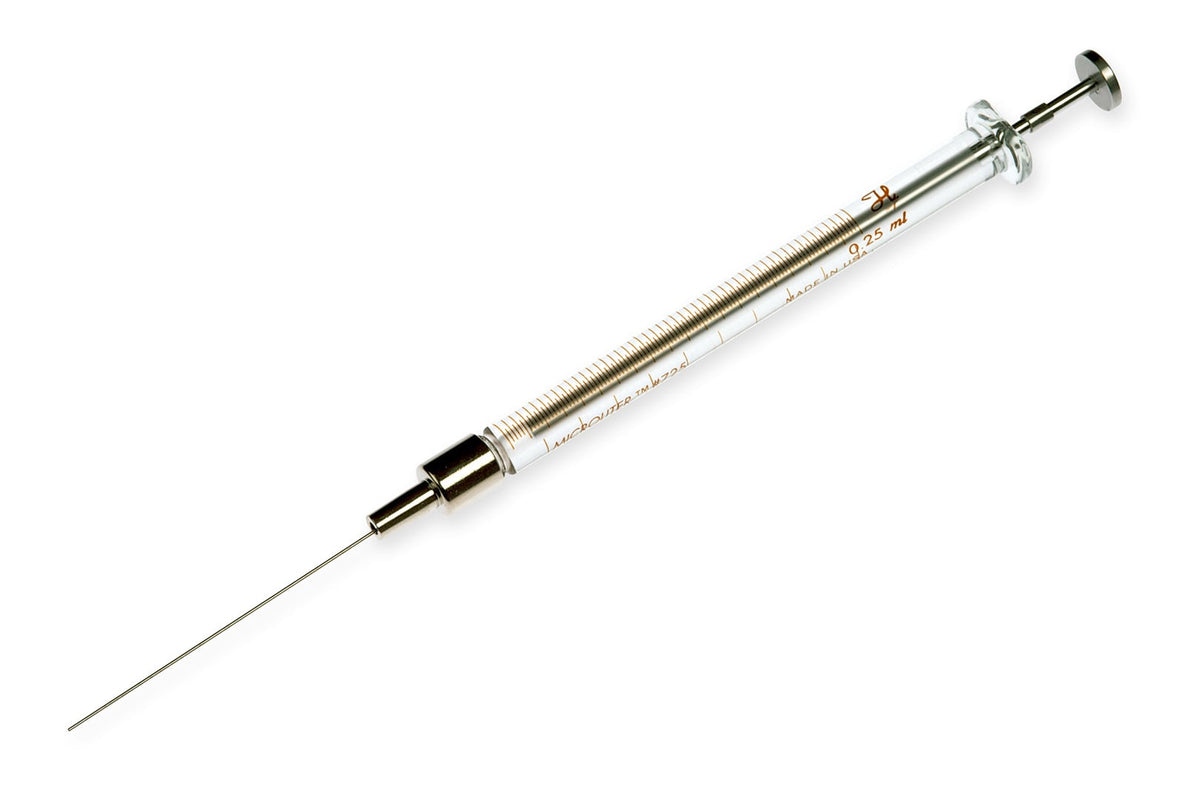 250 µL, Microliter Carbon Analyzer Syringe, Cemented Needle (N) 80770 - Lab Syringes - Hamilton Company