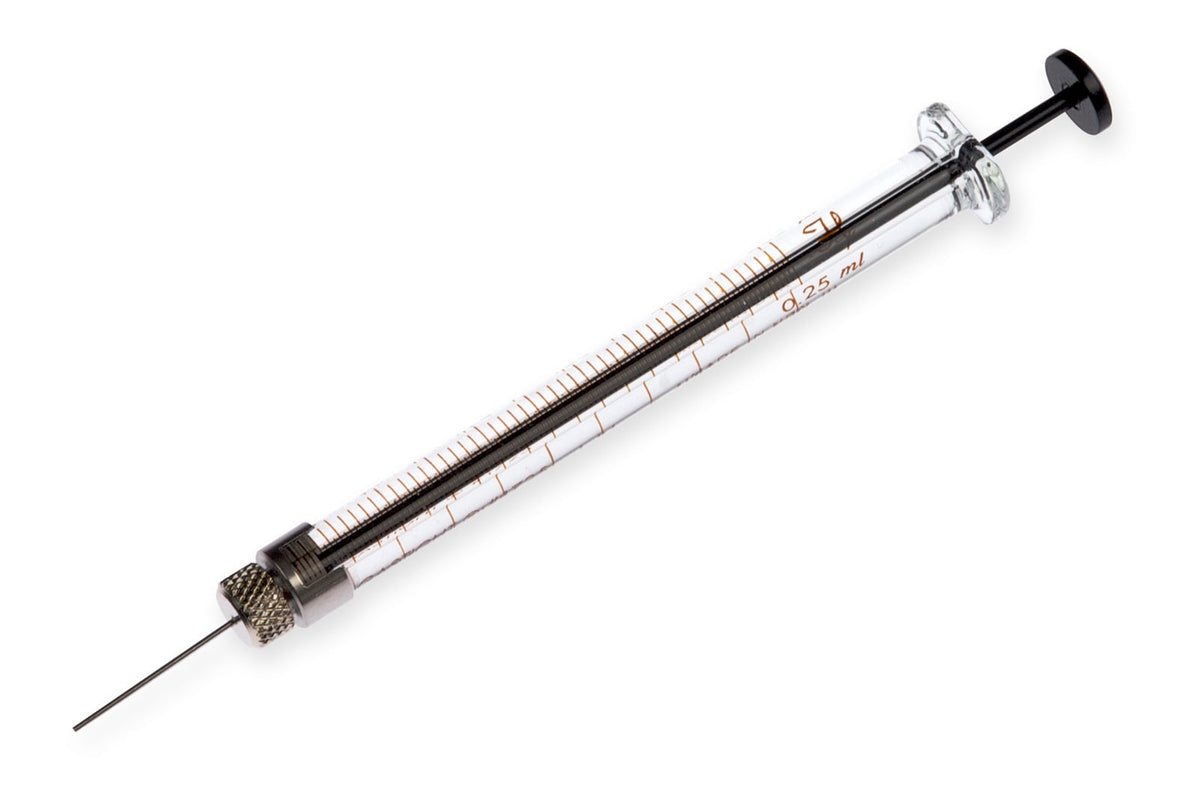 250 µL, Gastight Valco VISP-1 Syringe, Large Removable Needle (RN) 81131 - Lab Syringes - Hamilton Company