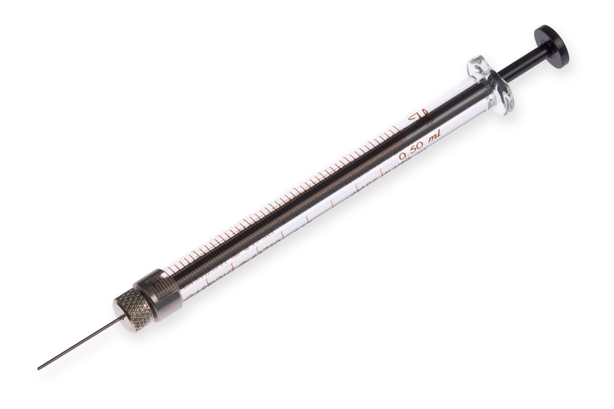 500 µL, Gastight Valco VISP-1 Syringe, Large Removable Needle (RN) 81231 - Lab Syringes - Hamilton Company