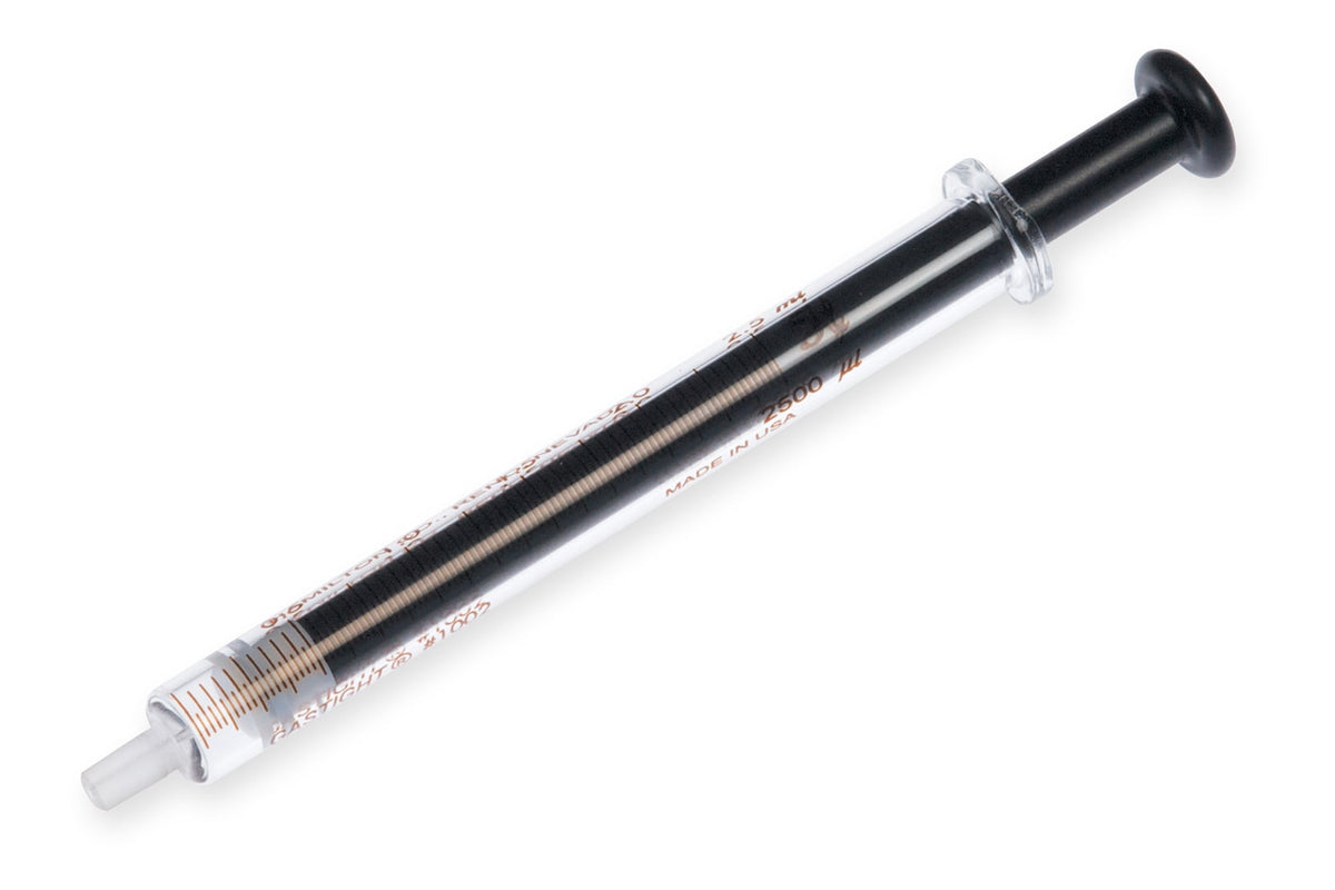 2.5 mL, Gastight Syringe, Luer Tip (LT) 81401 - Lab Syringes - Hamilton Company