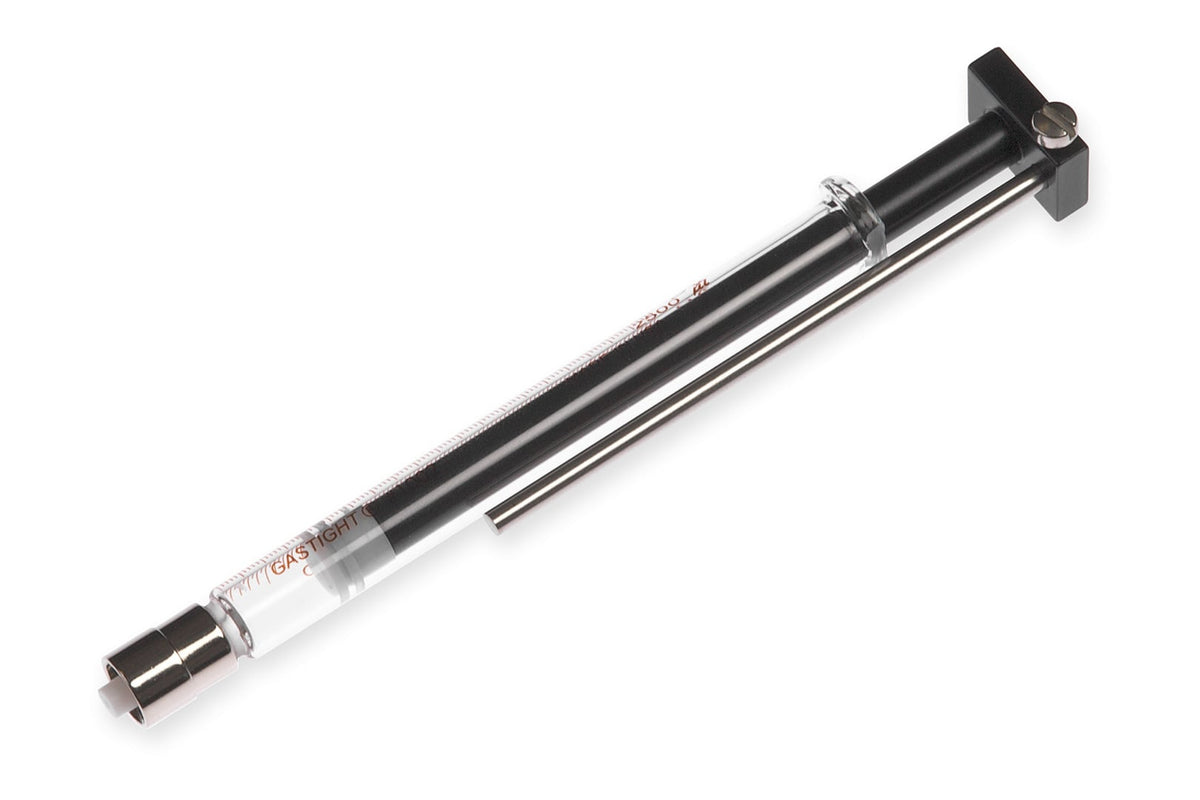 2.5 mL, Gastight Syringe, Built-in Chaney Adapter, PTFE Luer Lock (TLL) 81424 - Lab Syringes - Hamilton Company