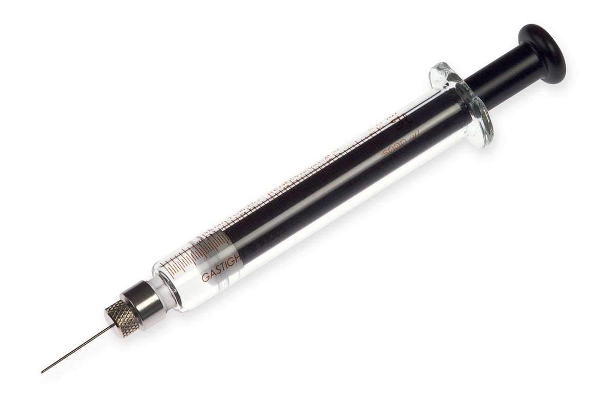 5 mL, Gastight Valco VISF-1 Syringe, Removable Needle (RN) 81531 - Lab Syringes - Hamilton Company