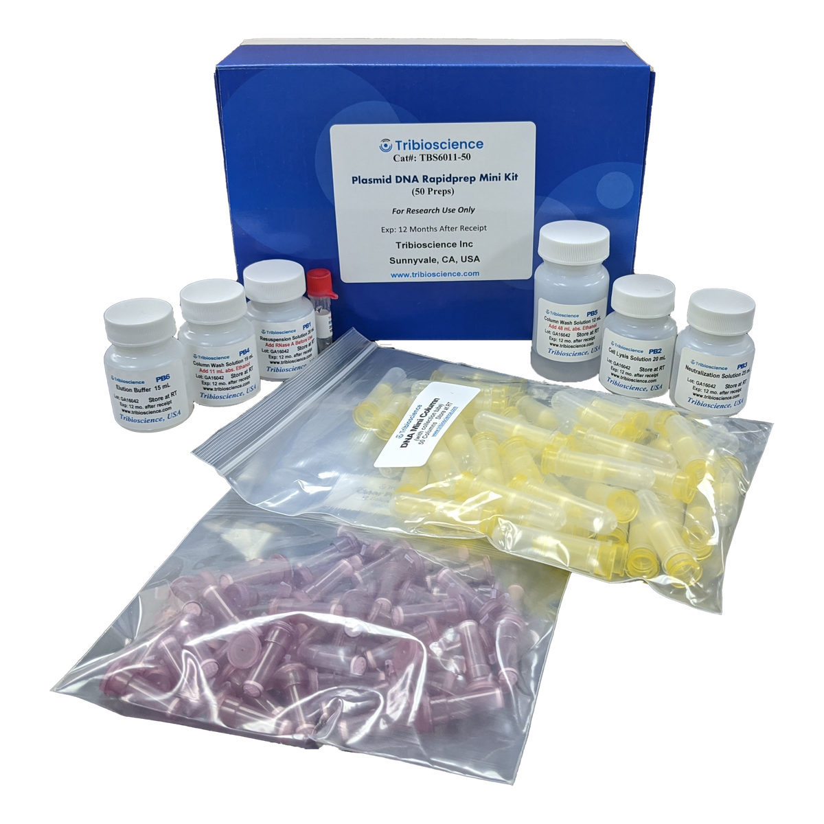 Plasmid DNA Rapidprep Mini Kit TBS6011-50 - Life Science - TriBioScience