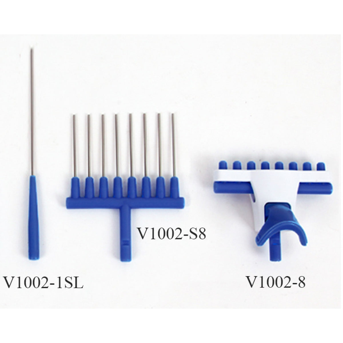 Optional eight channel adapter, fine tip stainless steel V1002-S8 - Uncategorized - Benchmark Scientific