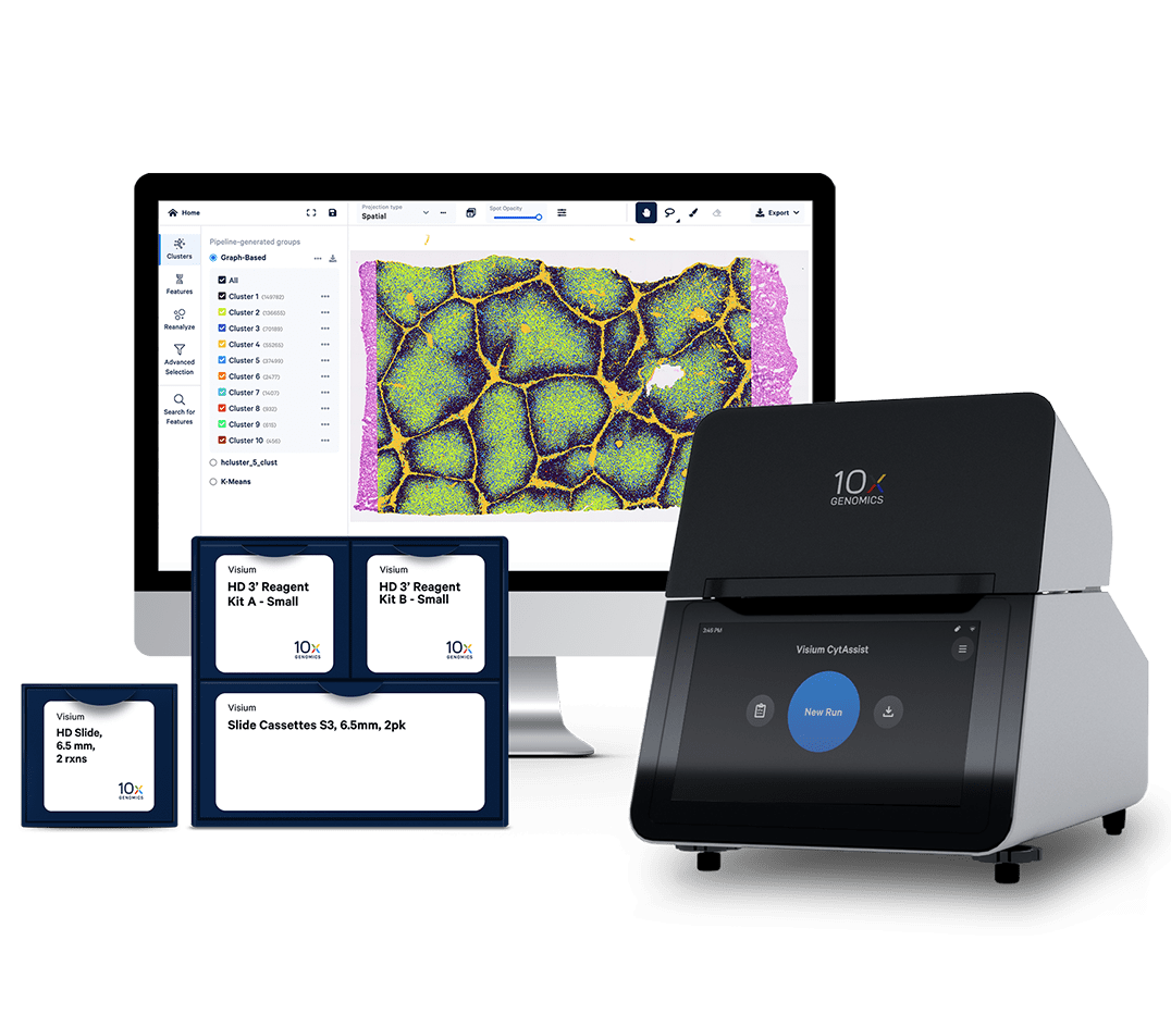Visium HD 3', 6.5 mm, 4 rxns 1000857 - 10x Genomics